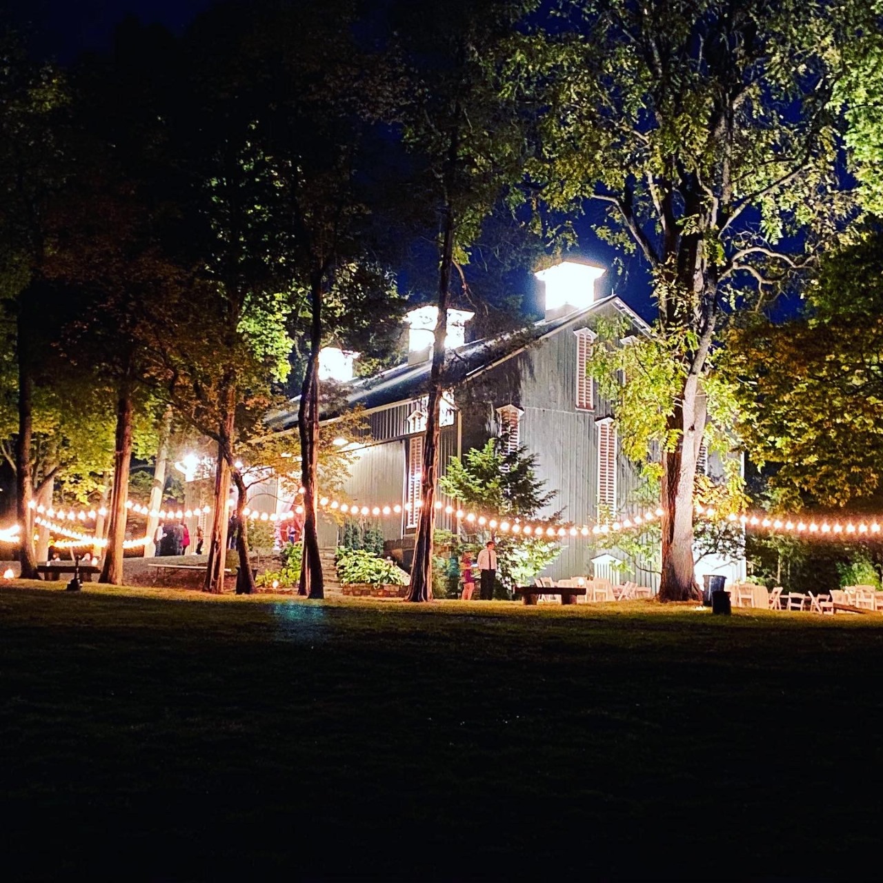 Night view One Barn Farm